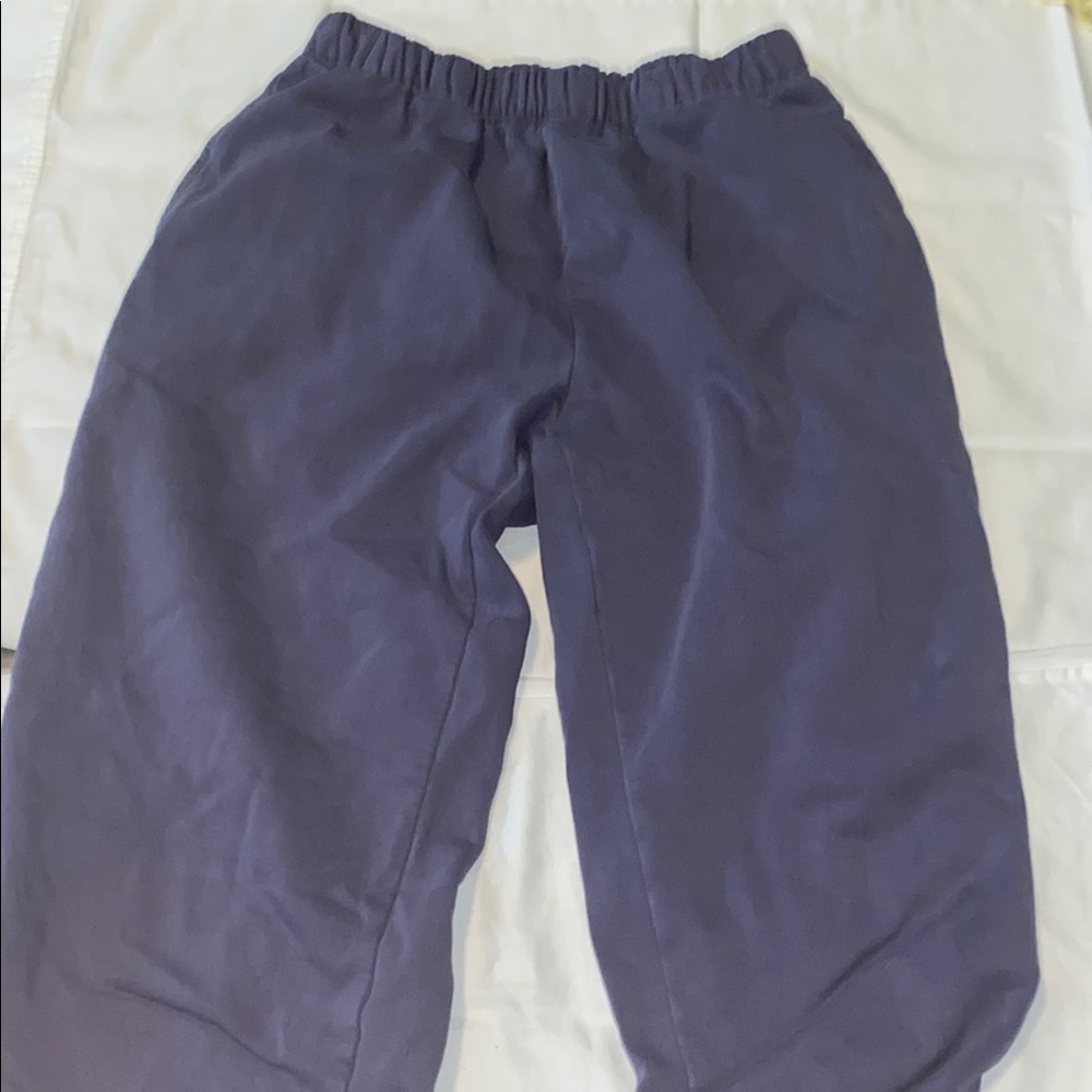 brandy mellville cuffed navy sweatpant one size fits all barely worn